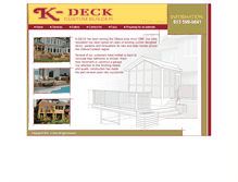 Tablet Screenshot of k-deck.com